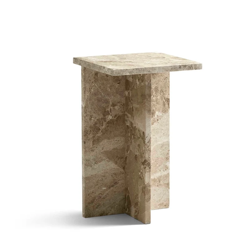 Velasca Ecktisch, Latte-Marmor
