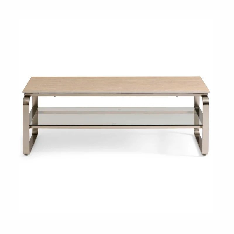 Strata Couchtisch, Keramik Travertin | Glas | 120x60