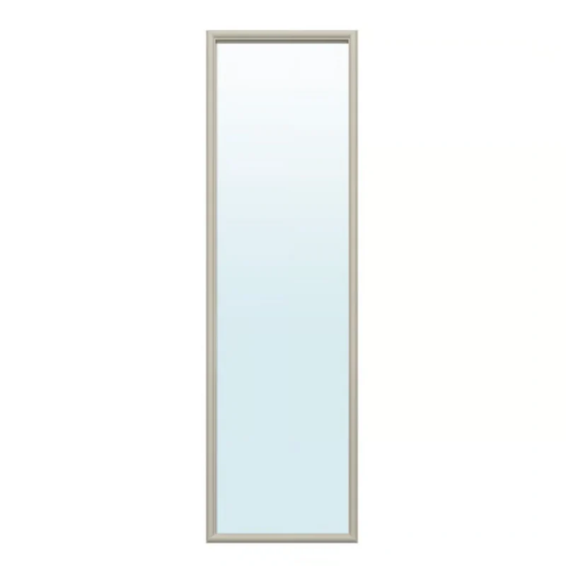 NYPONBUSKE Mirror, grey-beige, 40x135 cm