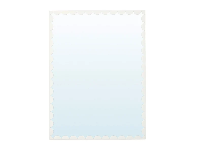 RUNDOXEL wall mirror , white, 30x40 cm