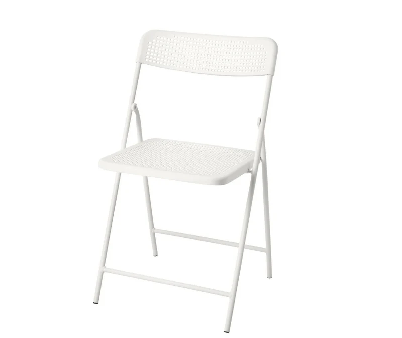 TORPARÖ foldable chair , white, without cushion