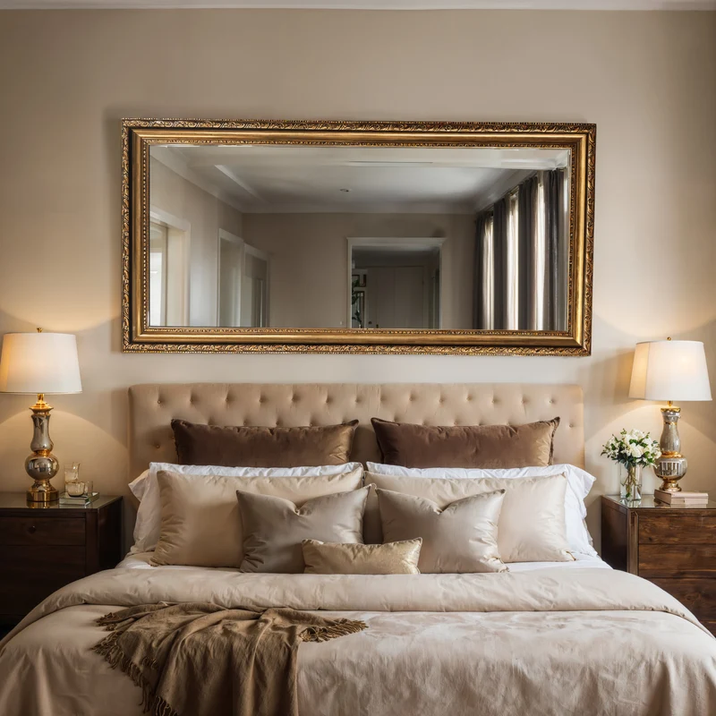 Ornate Gold Full-Length Wall Mirror – Hand-Finished Eco Baroque Frame | Aurora Gilded