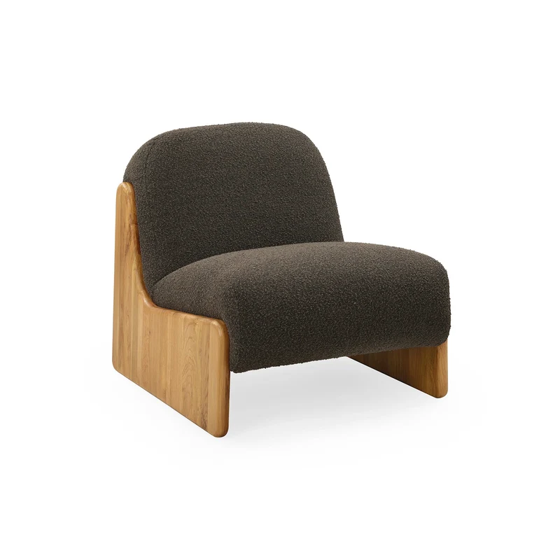 Ledge Loungesessel, Eiche natur | Stoff