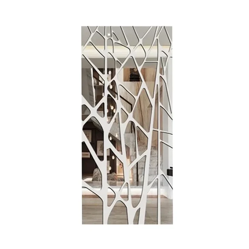 Miroir Adhésif Mural Motif Branches – Décoration Acrylique
