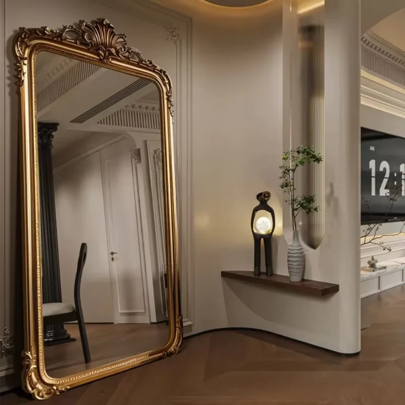 Miroir Or Baroque 180 x 80 cm Style Français