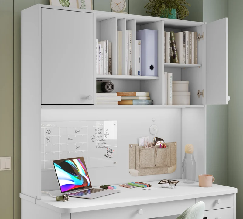 Varia White Wide Study Unit