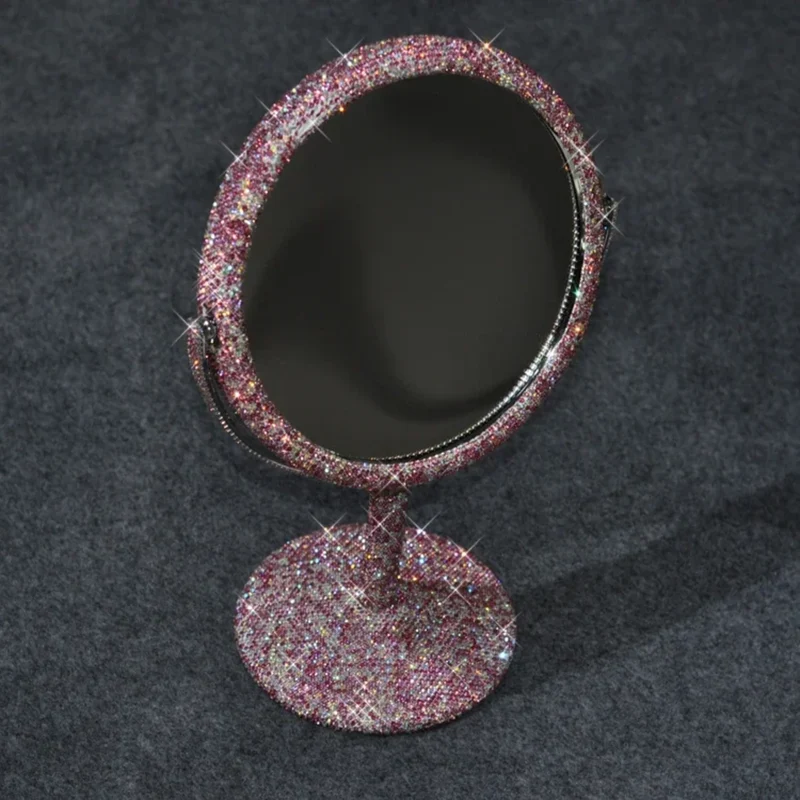 Miroir sur Pied Maquillage avec Strass Brillants