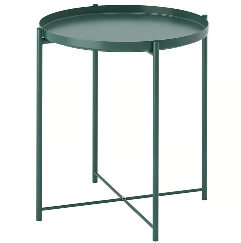GLADOM Tray table, dark grey-green, 45x53 cm