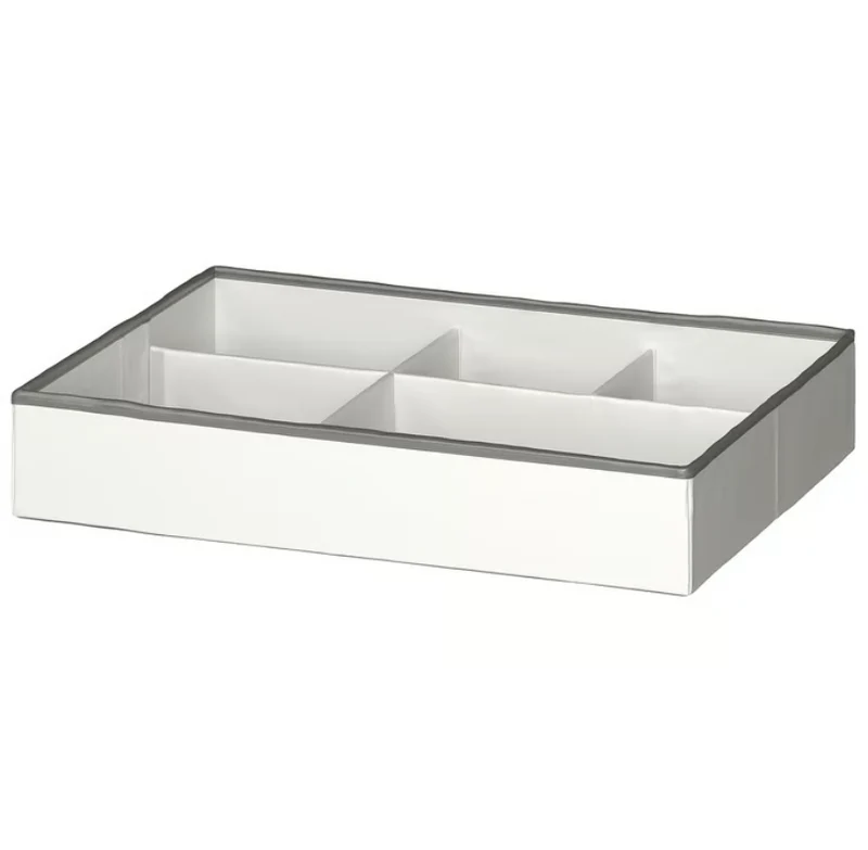 JÄTTEBJÖRN Organiser, white/grey, 50x35x9 cm