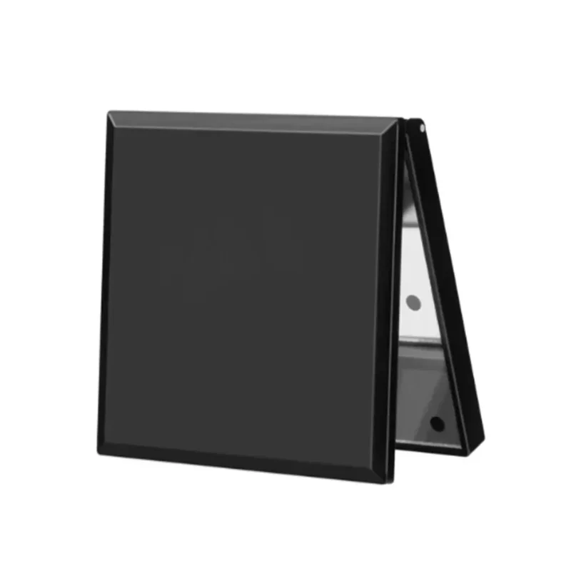 Miroir De Poche Carré Avec Lumière LED Et Grossissement