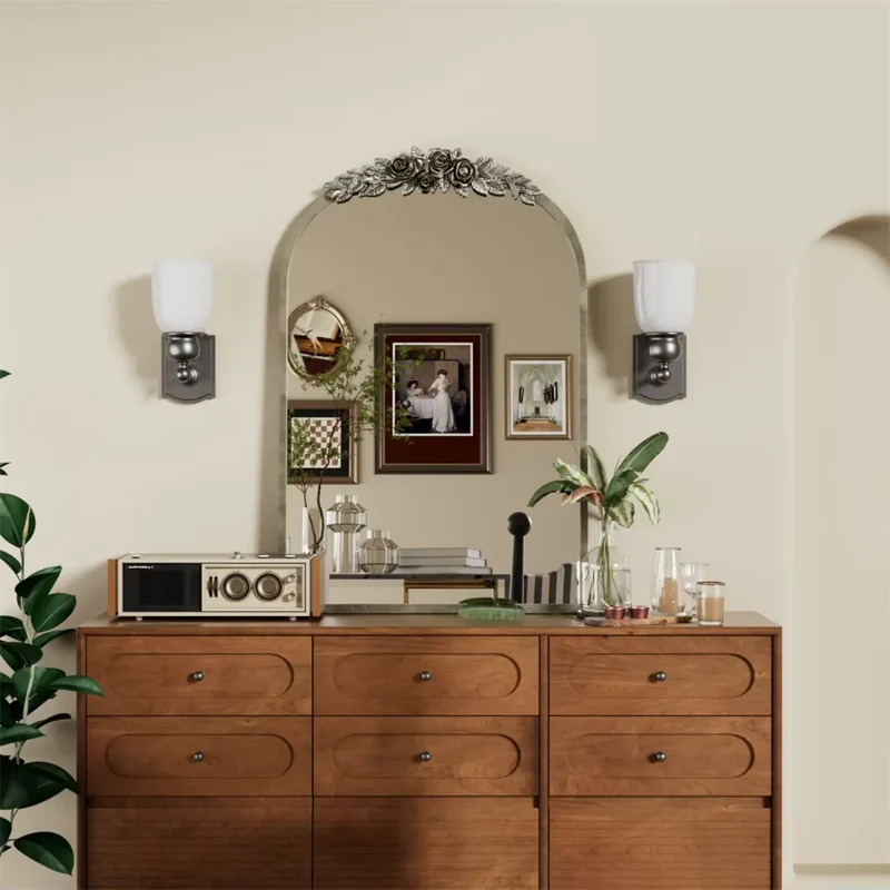 Miroir Baroque Doré | Décor Mural Style Antique