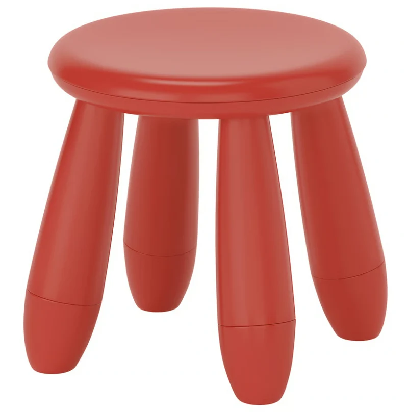 MAMMUT Children's stool, in/outdoor/red