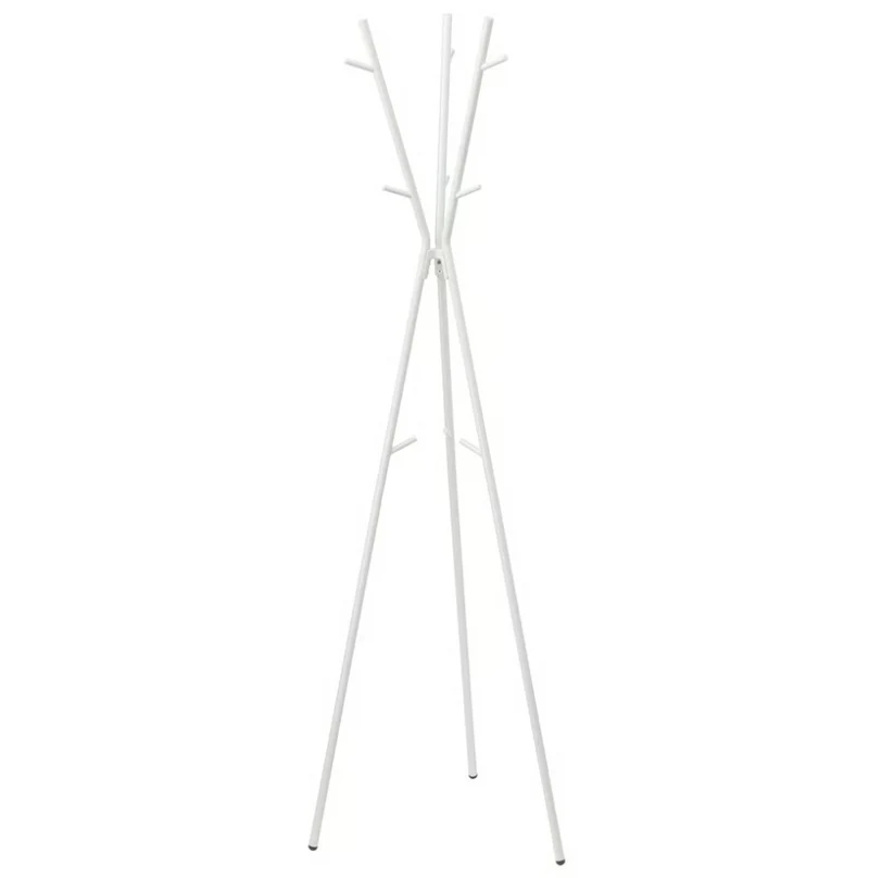 EKRAR Hat and coat stand, white, 169 cm