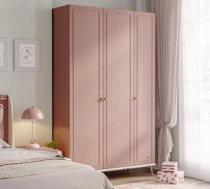Elegance 3 Doors Line Wardrobe