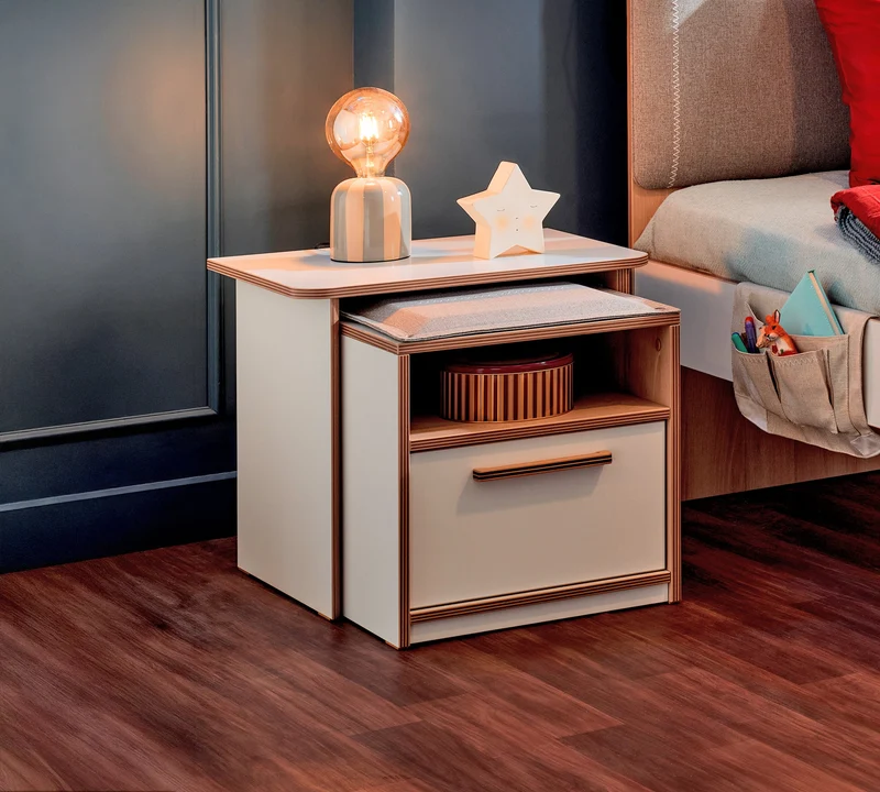 Modera Nightstand With Shelf