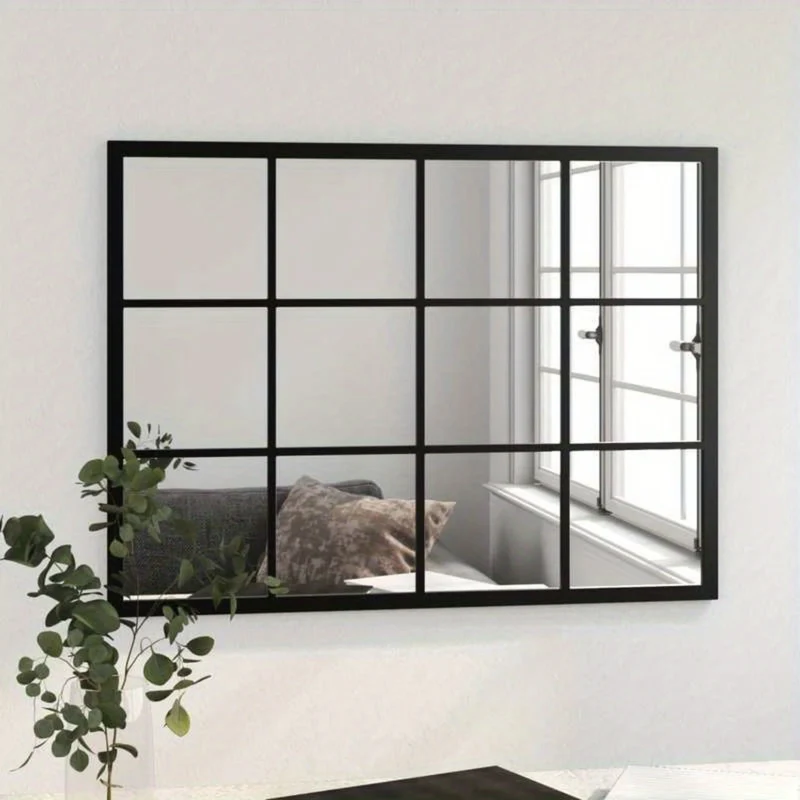 Miroir Verrière Industriel 80x60 cm – Look Atelier pour Intérieur Moderne