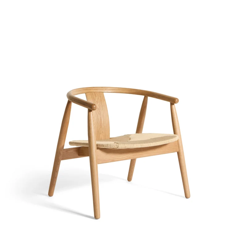 Relate Loungesessel, Eiche natur | Flechtwerk