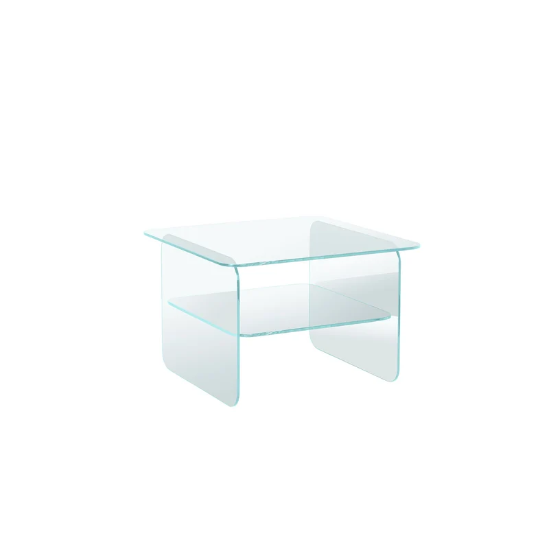 Vetro Ecktisch, Glas | 50x50
