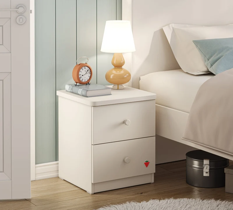 Varia Cream Nightstand