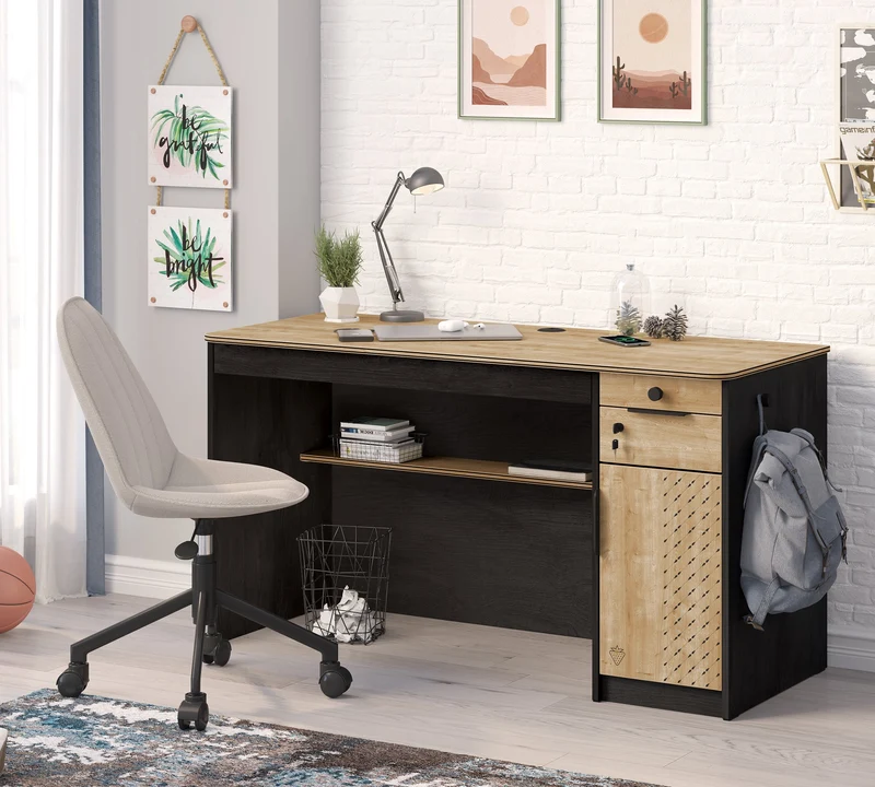 Black Study Desk