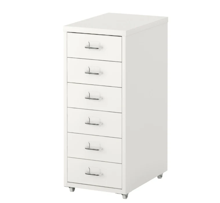 HELMER storage unit, white, 28x69 cm