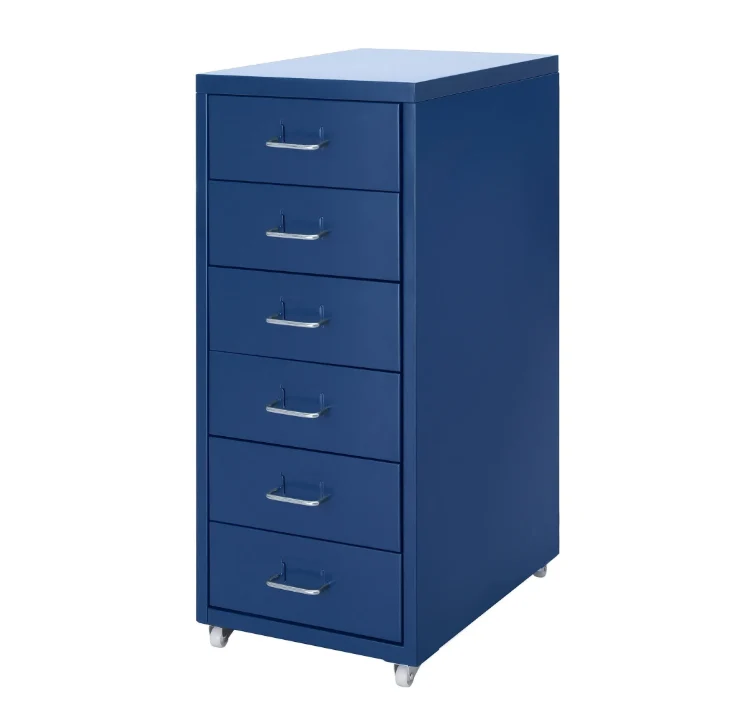 HELMER storage unit, blue, 28x69 cm