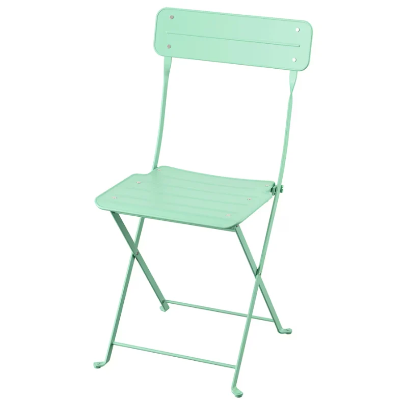 SUNDSO Folding chair, light green outdoor