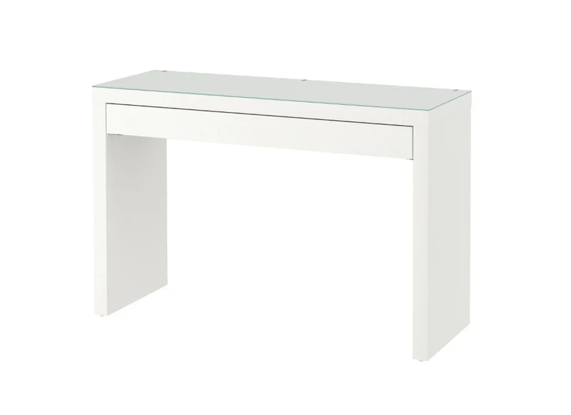MALM Dressing table, white, 120x41 cm