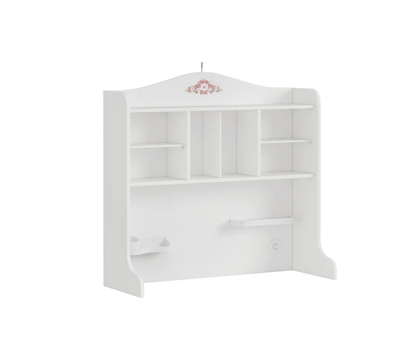 Rustic White Small Study Unit