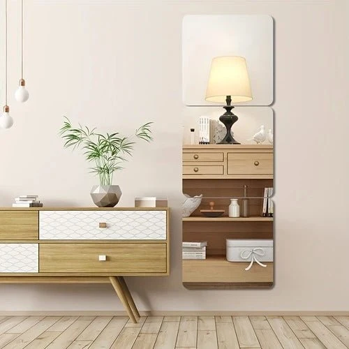 Sticker Miroir Mural - Décoration Miroir Autocollant