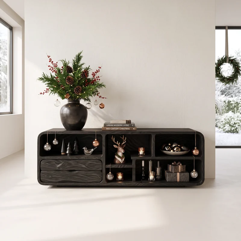 Scandinavian Nutcracker Sofa Table Cozy Bedroom SILDTTRCS119