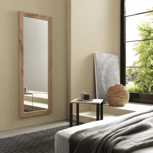 Miroir Chêne Rustique 160x60 cm - Élégance naturelle et polyvalence