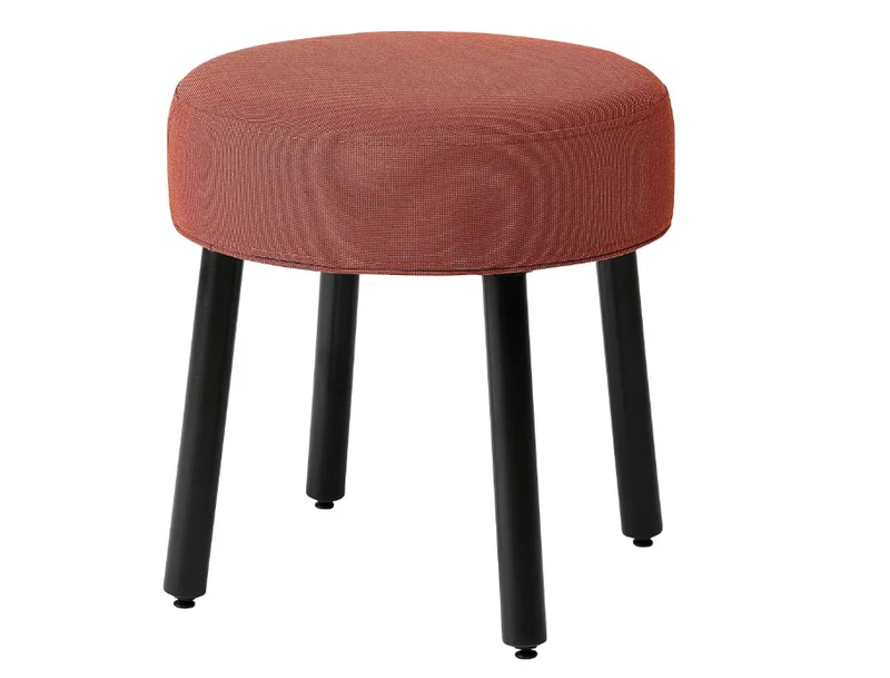 MÖRTFORS pouffe, diseröd red, 47x47 cm