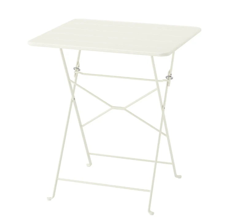 SUNDSÖ Table, off-white outdoor, 65x65 cm