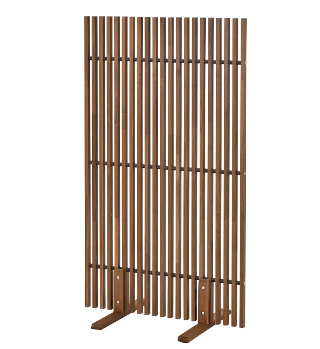 NÄMMARÖ room divider, light brown, 140x80x50 cm