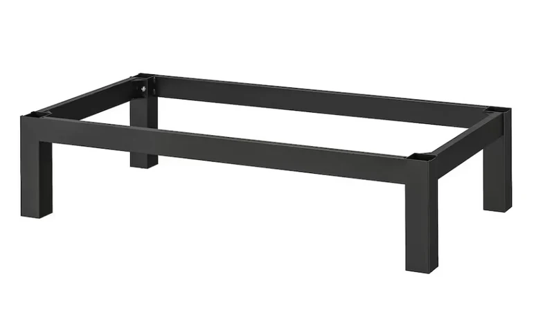 KALLAX Underframe, black, 76x39x18 cm