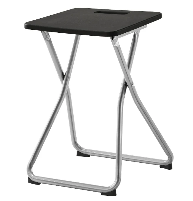 GUNDE folding stool, black