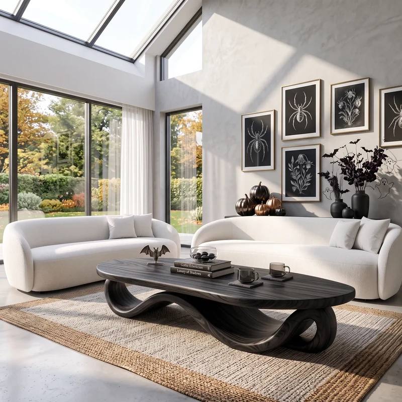 Organic Halloween Wave Base Table For Autumn Home SILDTTNCF068
