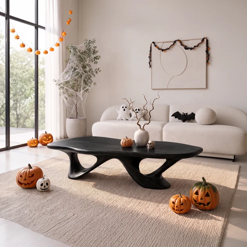 Organic Halloween Flow Coffee Table For Living Room SILDTTNCF059