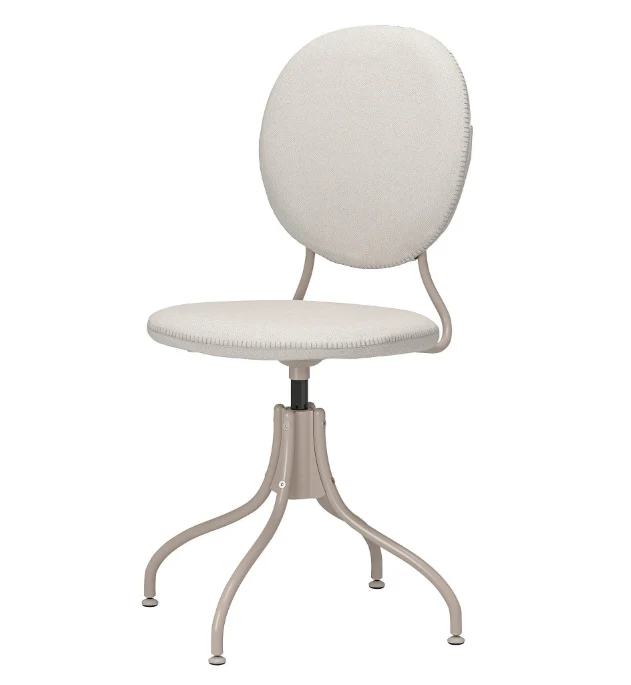 BJORKBERGET Swivel chair, Idekulla beige