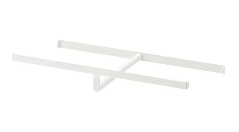 HJÄLPA Clothes rail, white, 60x40 cm