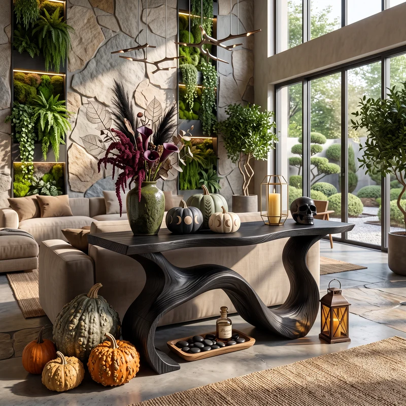 Organic Root Form Display Table For Halloween Decor SILDTTNCS145