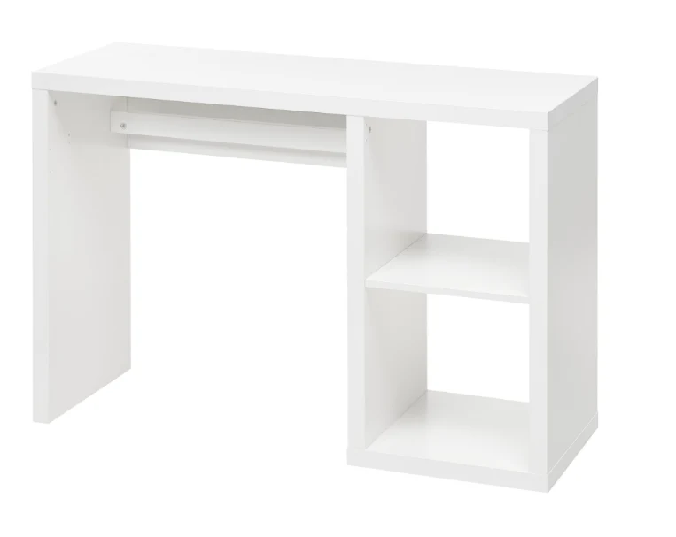 KALLAX Desk, white, 111x39 cm