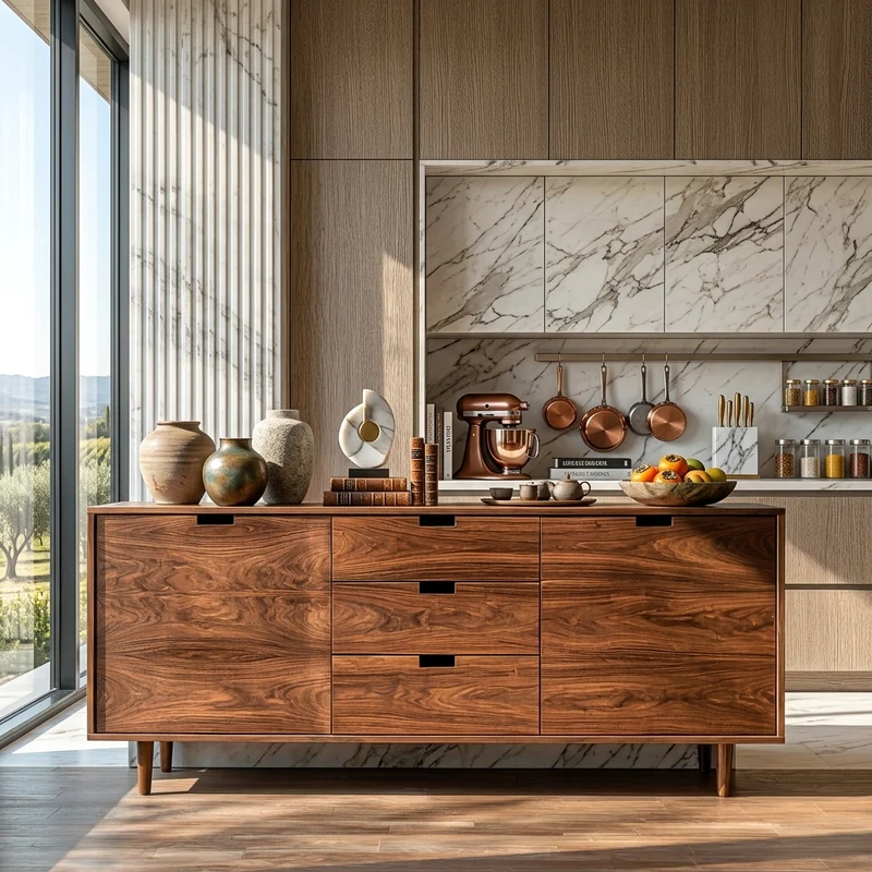 Contemporary Wooden Sideboard For Modern Living Room RTTHTTSD060