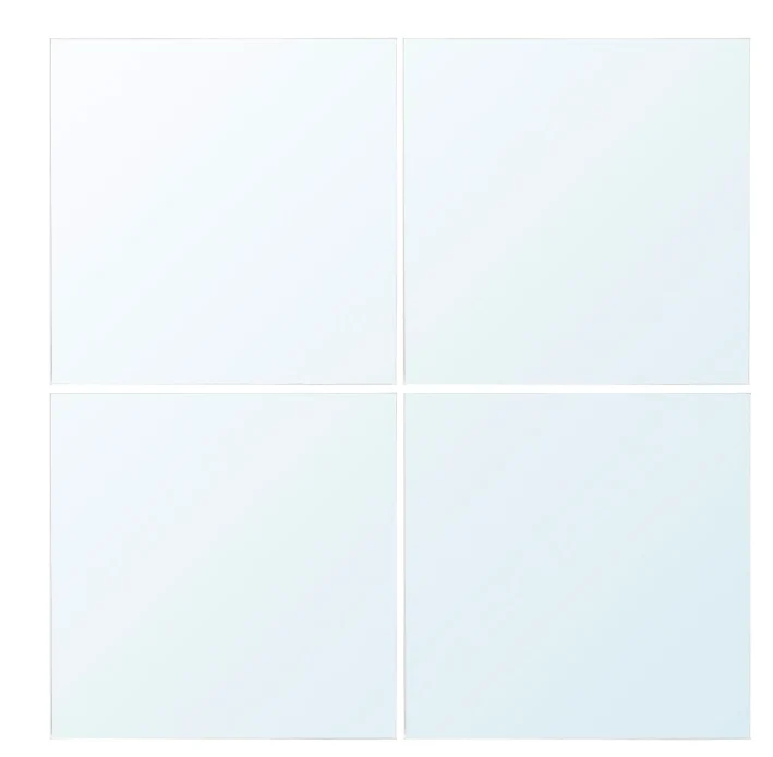 BLODLONN Square mirrors, 30x30 cm, set of 4