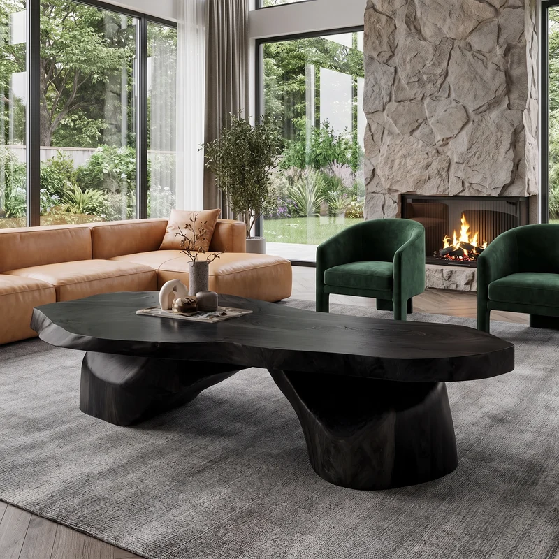 Organic Coffee Table With Sculptural Tree Root Design For Living Room And Lounge SINLKICF425
