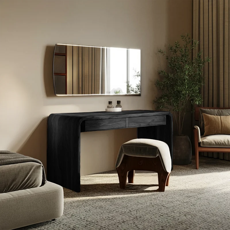 Modern Sculptural Vanity Table For Bedroom Interior RTTHHNVAN013