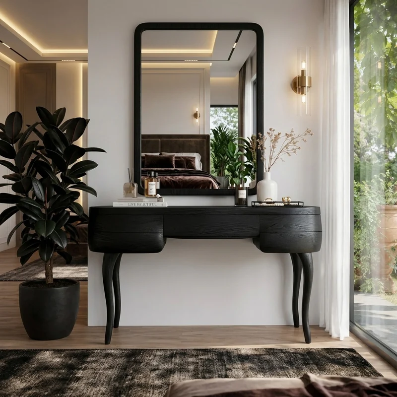 Vintage Dressing Table With Drawers For Bedroom SITHHNVAN001