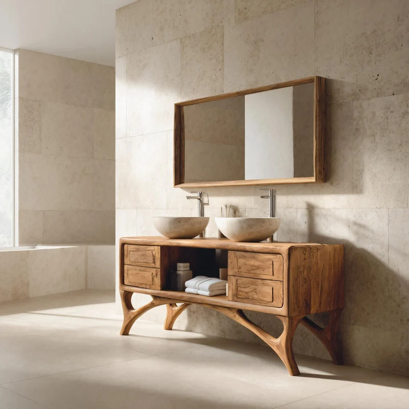 Organic Bathroom Vanity With Base Unique For Bathroom RTTHHNBRC020