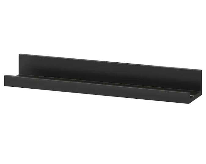 MOSSLANDA Picture ledge, black, 55 cm